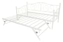 moebel-direkt-online Daybed Metallbett mit Gästebett Weiß Bild 5