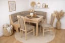 moebel-direkt-online Eckbankgruppe Madrid 4tlg. Set Beige Massivholz Bild 2