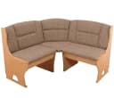 moebel-direkt-online Eckbankgruppe Madrid 4tlg. Set Beige Massivholz Bild 3