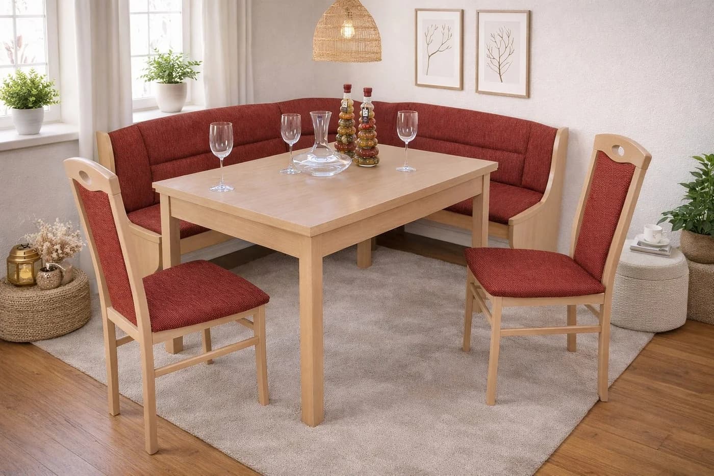 moebel-direkt-online Eckbankgruppe 4tlg. mit Stauraum & ausziehbarem Tisch - Bild 2