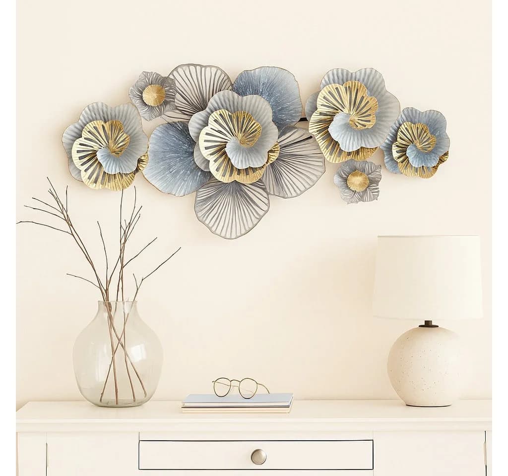 moebel-direkt-online Wanddeko Metall Blüten Pastell Modern - Bild 3