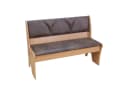 Essgruppe aus Holzwerkstoff und Mikrofaser in modernem Design Bild 5