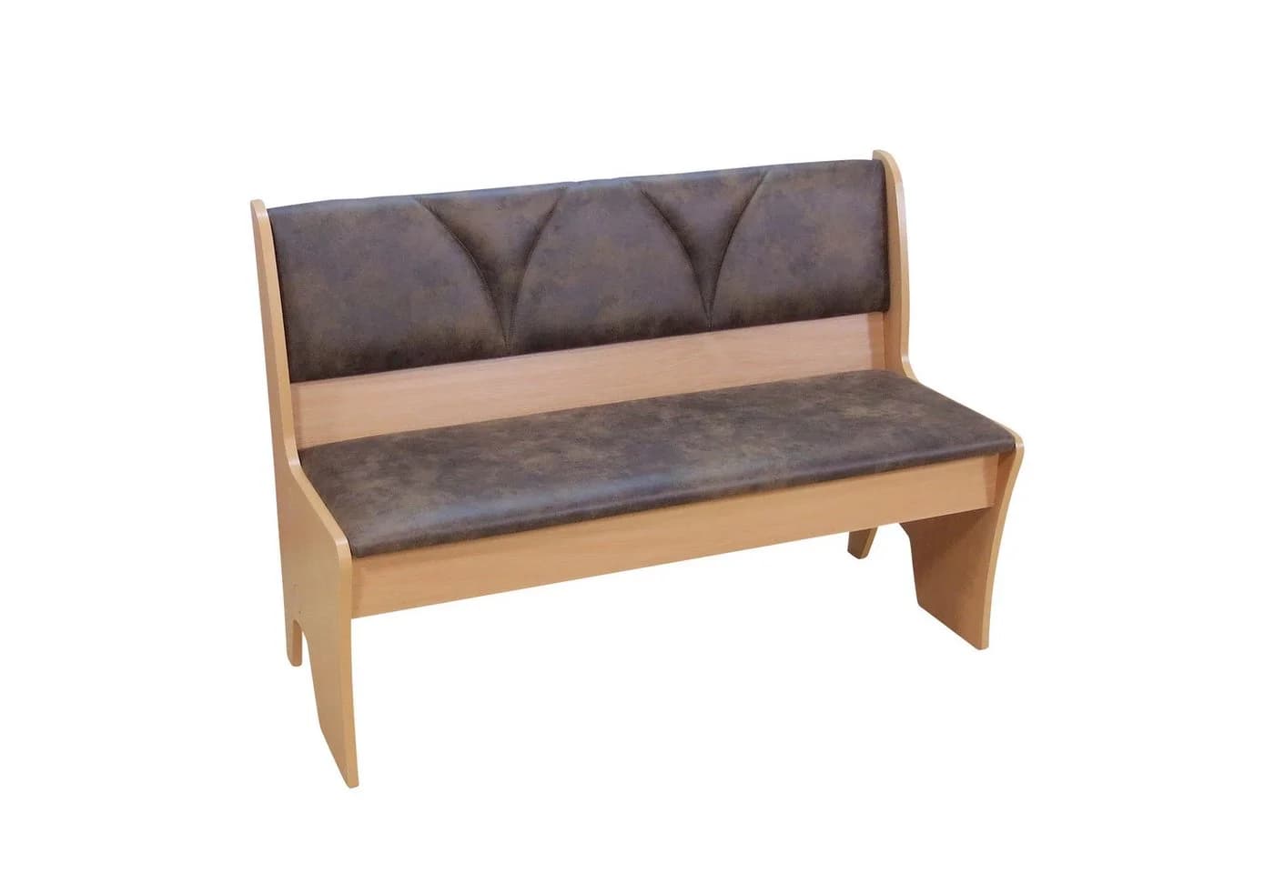 Essgruppe aus Holzwerkstoff und Mikrofaser in modernem Design - Bild 5