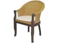 moebel-direkt-online Sessel Berta – Handgefertigter Rattansessel im Landhausstil Bild 1