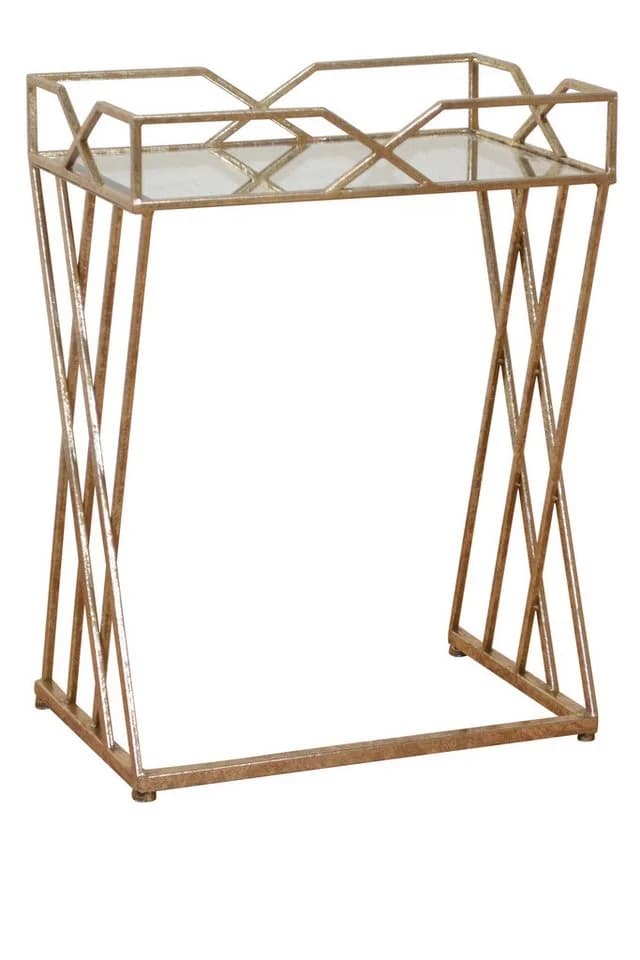 moebel-direkt-online Konsolentisch Spiegelglasplatte 62 cm