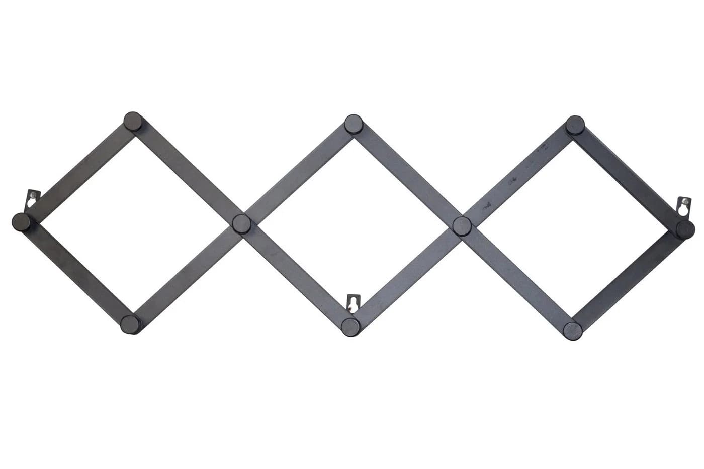 moebel-direkt-online Wandgarderobe Metall 10 Haken Schwarz - Bild 3