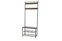 moebel-direkt-online Kompaktgarderobe Industrial-Look Schwarz/Antikbraun Bild 3