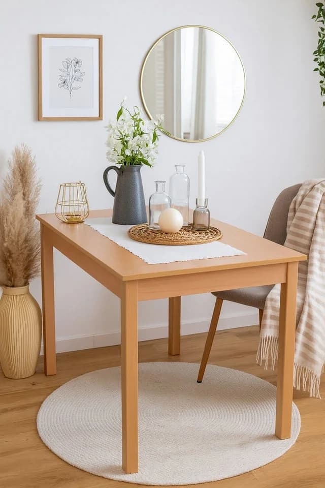 moebel-direkt-online Esstisch 104x67 cm Beige Buche - Bild 2