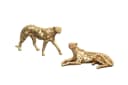moebel-direkt-online Standdekoration Gepard Goldfarben Bild 2