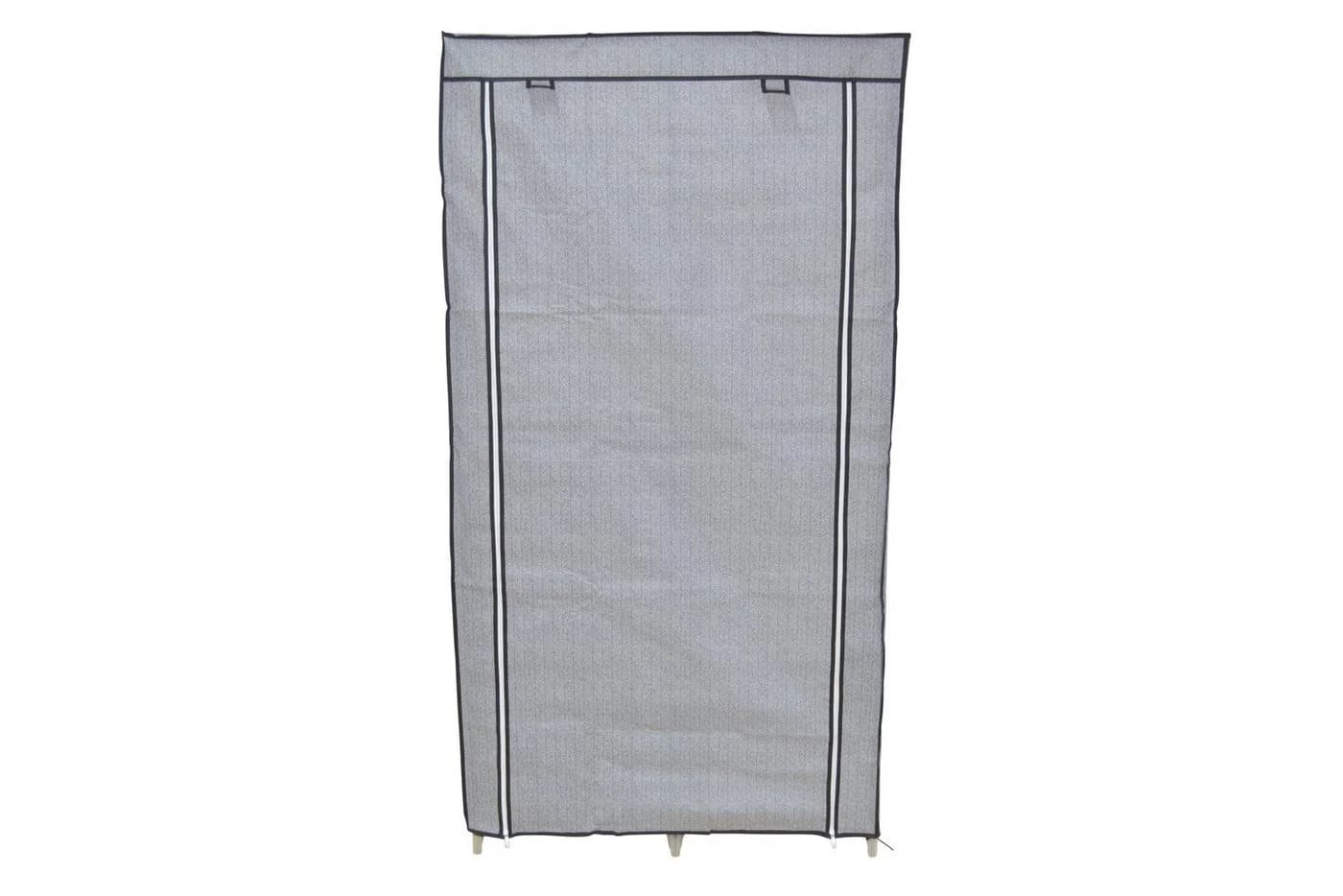 moebel-direkt-online Textil-Kleiderschrank Schwarz-Grau Meliert - Bild 5