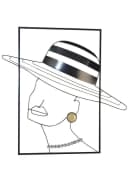 moebel-direkt-online Wandbild Frau mit Hut Metall Bild 3