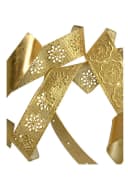 Wanddekoobjekt Unterschiedliche Oberflächenstrukturen, goldfarben Bild 4