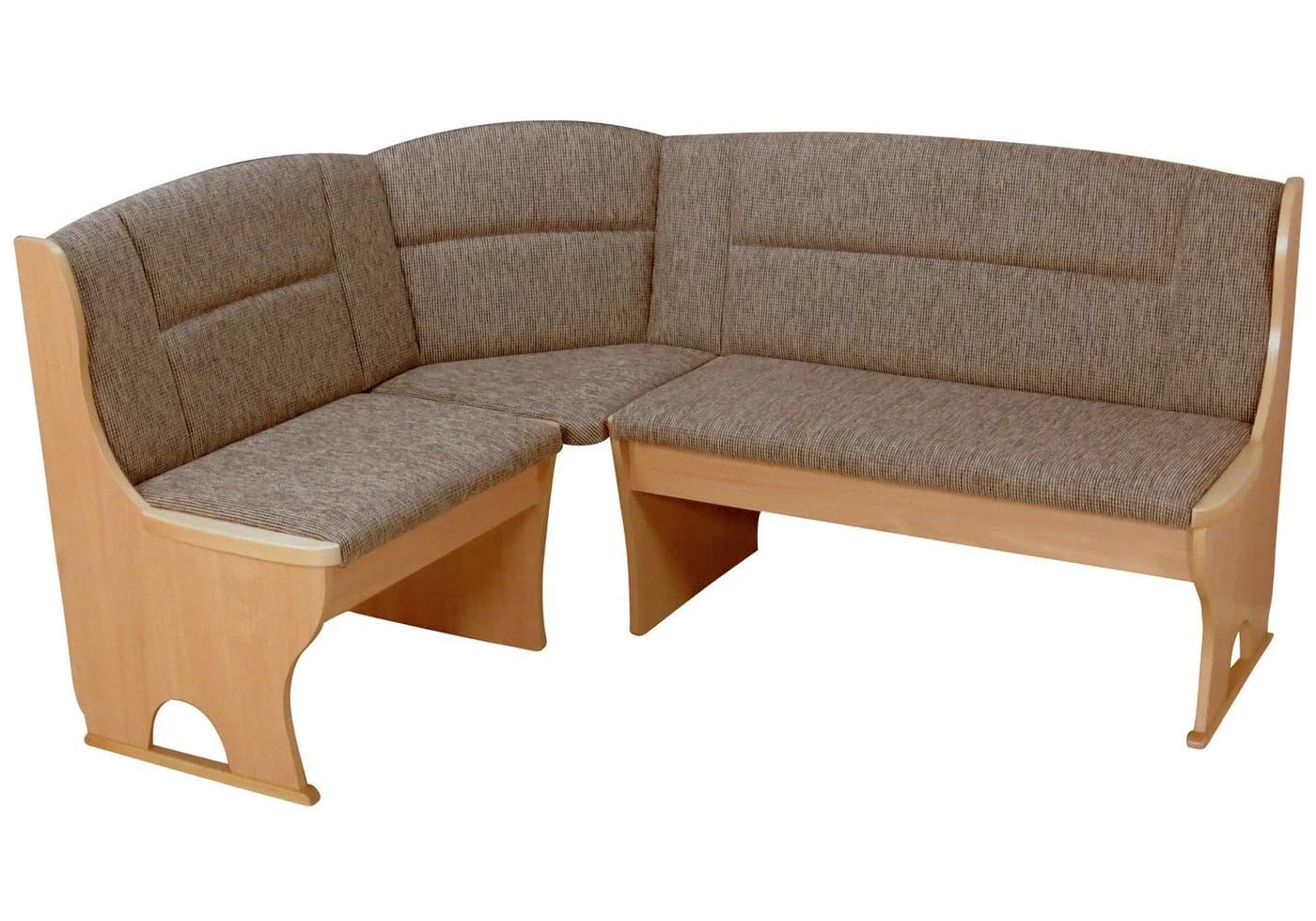 moebel-direkt-online Eckbank mit Stauraum Beige/Braun Modern