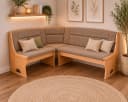 moebel-direkt-online Eckbank mit Stauraum Beige/Braun Modern Bild 2