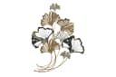 moebel-direkt-online Wanddekoobjekt Ginkgoblätter Metall Schwarz/Gold Bild 1