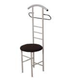 Herrendiener Stummerdiener Stuhl mit Kleideraufbewahrung Schwarz Bild 1
