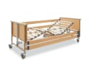 Burmeier Pflegebett Dali Standard elektrisch verstellbar Buche-Dekor Bild 1