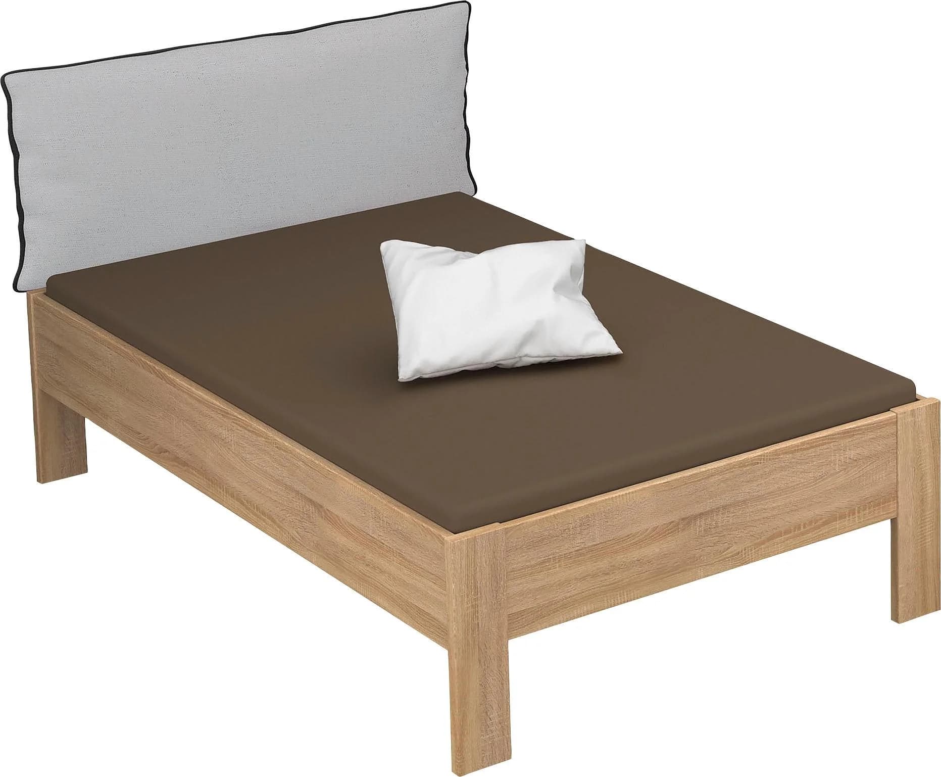 Futonbett RAUCH Aditio Braun Webstoff Kopfteil