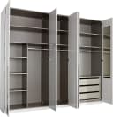 Rauch MONTCLAR Drehtürenschrank Weiß Hochglanz mit LED Bild 4