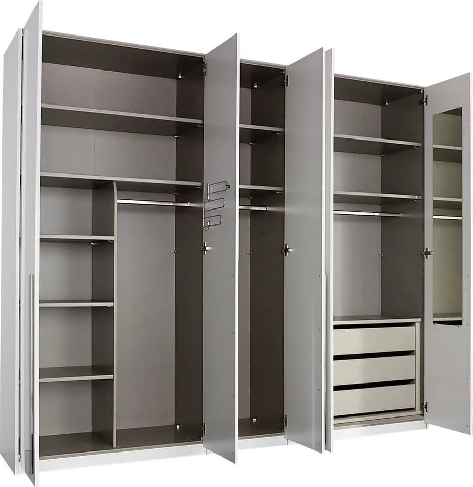 Rauch MONTCLAR Drehtürenschrank Weiß Hochglanz mit LED - Bild 4