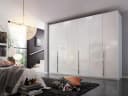 Rauch MONTCLAR Drehtürenschrank Weiß Hochglanz mit LED-Beleuchtung Bild 1