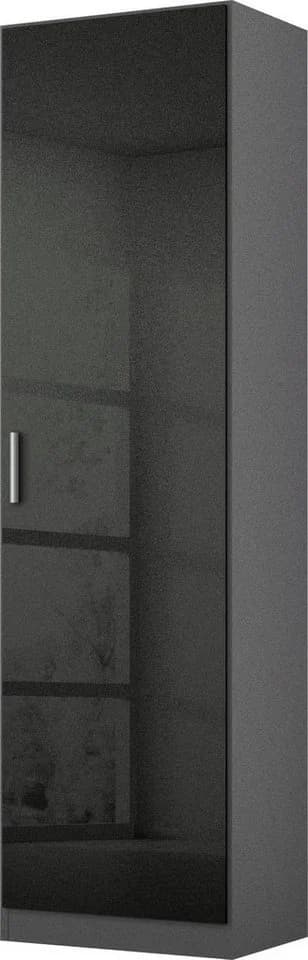 Rauch CELLE Drehtürenschrank Grau Hochglanz 47cm - Bild 2