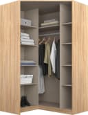 Rauch Eckkleiderschrank Bremen Eiche Artisan mit 8 Böden Bild 3