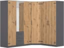 Schrank-Set RAUCH Holmes Industrial Style Grau Bild 2