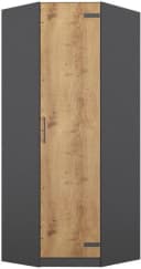 RAUCH Holmes Eckkleiderschrank Grau Eiche Artisan Industrial Style Bild 2