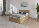 Rauch FLEXX Bett mit Stauraum Braun Eiche Artisan Bild 1