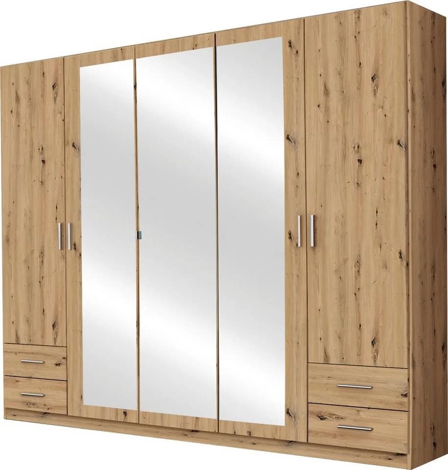 RAUCH Flexx Drehtürenschrank mit 4 Schubkästen Eiche Artisan - Bild 2