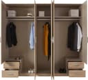 RAUCH Flexx Drehtürenschrank mit 4 Schubkästen Eiche Artisan Bild 3