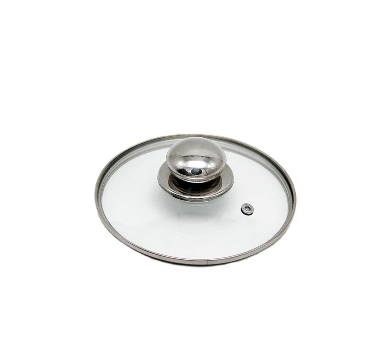 Michelino Universaldeckel Glasdeckel 16 cm mit Dampfauslass & Edelstahlknopf