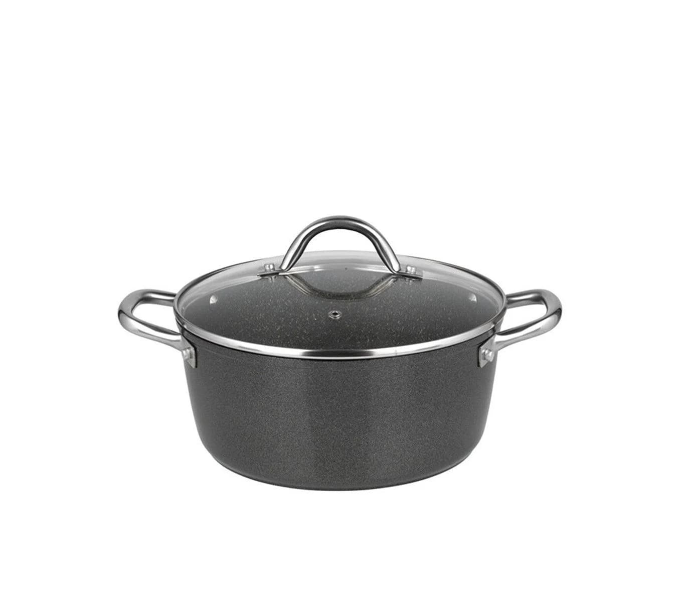 Michelino Bratentopf Marie mit Glasdeckel, ø20 cm, Induktionsgeeignet, Aluminium