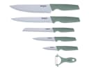Michelino Messer-Set 6-tlg. Alythia mit Sparschäler Beige/Weiß Bild 1
