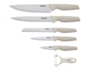 Michelino Messer-Set 6-tlg. Alythia mit Sparschäler Beige/Weiß Bild 2