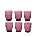 Schäfer Elektronik Wasserglas-Set 6-tlg. Diamond 260 ml Glas Transparent Bild 2