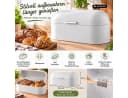 Michelino Brotkasten Weiß mit Aluminiumgriff Bild 3