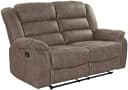 Jockenhöfer 2-Sitzer Sofa Cleveland Relax grau-braun Microfaser Bild 1