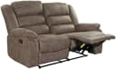 Jockenhöfer 2-Sitzer Sofa Cleveland Relax grau-braun Microfaser Bild 5