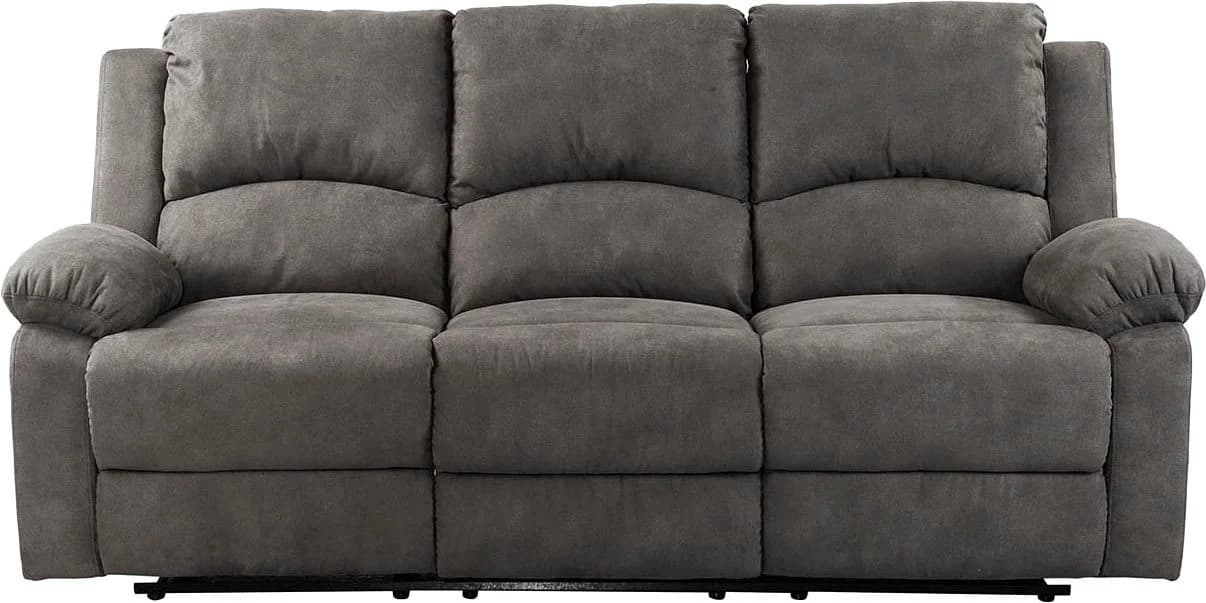 Jockenhöfer Gruppe Sofa Dakota 3-Sitzer Relaxfunktion Anthrazit - Bild 4