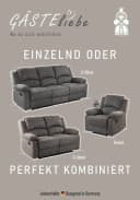Jockenhöfer Gruppe Sofa Dakota 3-Sitzer Relaxfunktion Anthrazit Bild 5