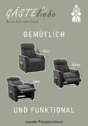 Jockenhöfer TV-Sessel Dorsten Relaxfunktion Anthrazit Microfaser Bild 4