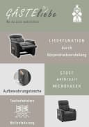Jockenhöfer TV-Sessel Dorsten Relaxfunktion Anthrazit Microfaser Bild 5