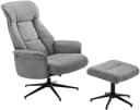 Jockenhöfer Gruppe Relaxsessel Eva mit Hocker Grau Bild 3