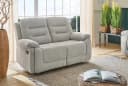 Jockenhöfer Sofa 2-Sitzer Sylt Grau Relaxfunktion Chenille Bild 2