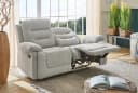 Jockenhöfer Sofa 2-Sitzer Sylt Grau Relaxfunktion Chenille Bild 4
