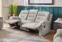 Jockenhöfer Gruppe 3-Sitzer Sofa Sylt Grau Relaxfunktion Bild 3