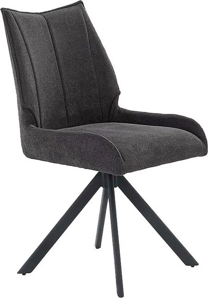 Jockenhöfer Gruppe Drehstuhl Madison Set 4 St. Grau Webstoff - Bild 2
