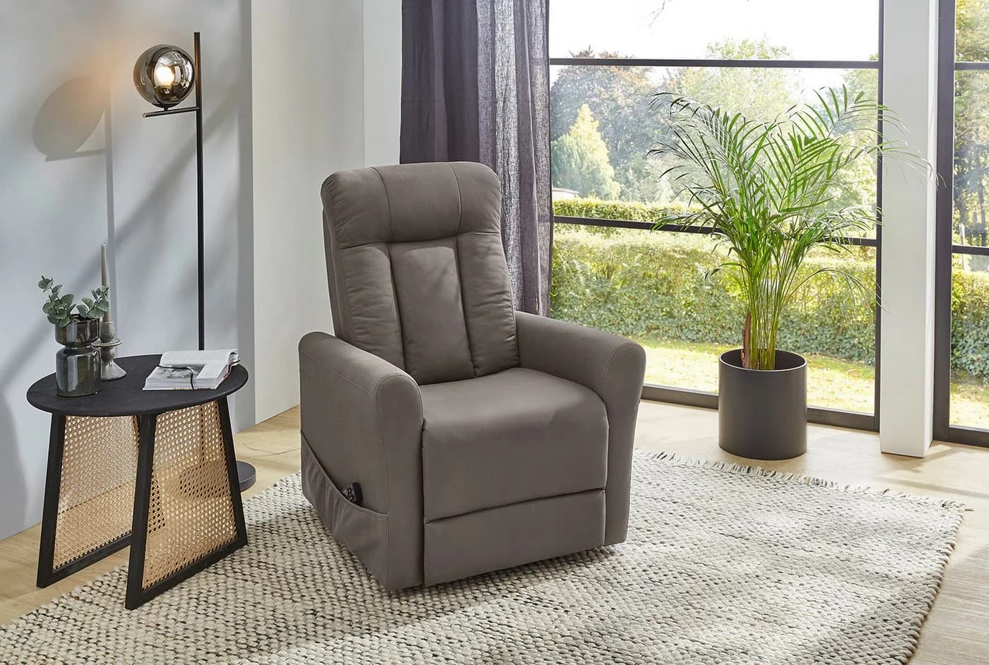 Jockenhöfer TV-Sessel Detroit Elektrische Relaxfunktion Taupe - Bild 2